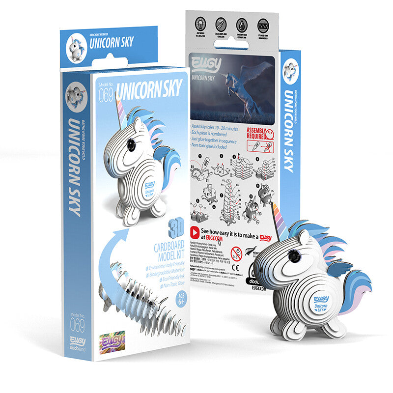 3D Unicorn Puzzle Kit