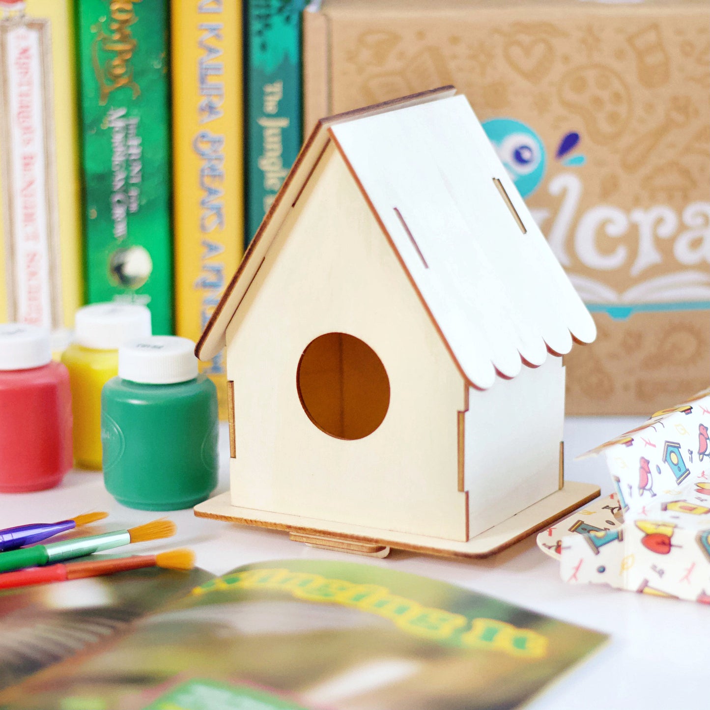 Wooden Birdhouse Kit