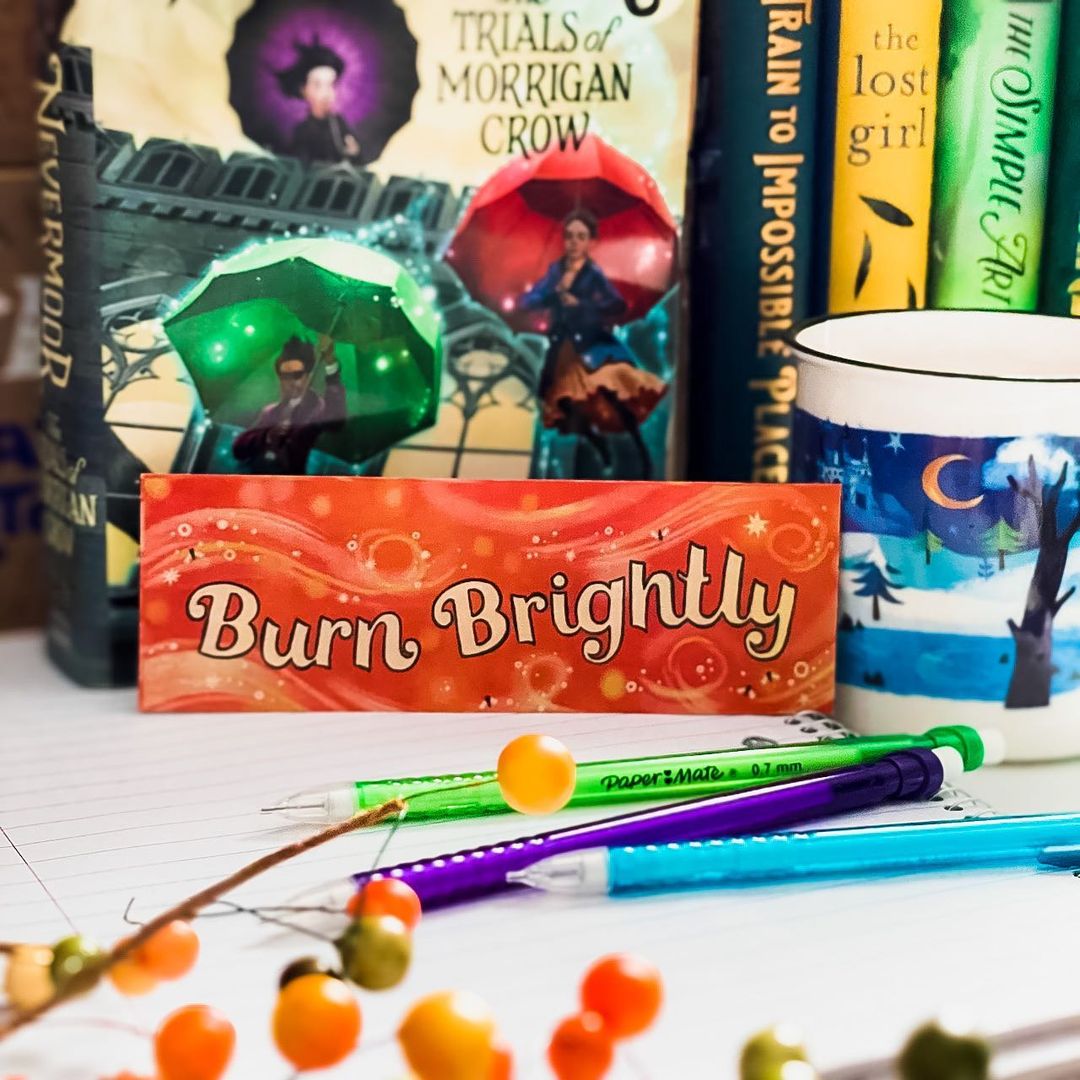 Step Boldly and Burn Brightly Wooden Bookmark