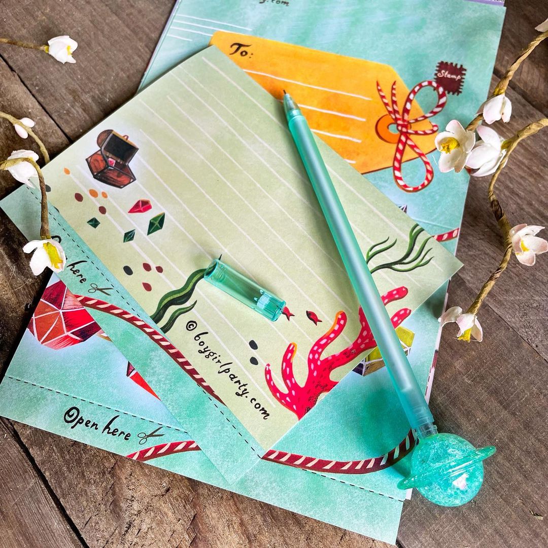 Fold & Mail Stationery Set