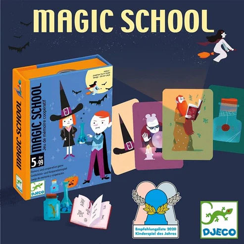 Magic School Memory and Cooperation Card Game