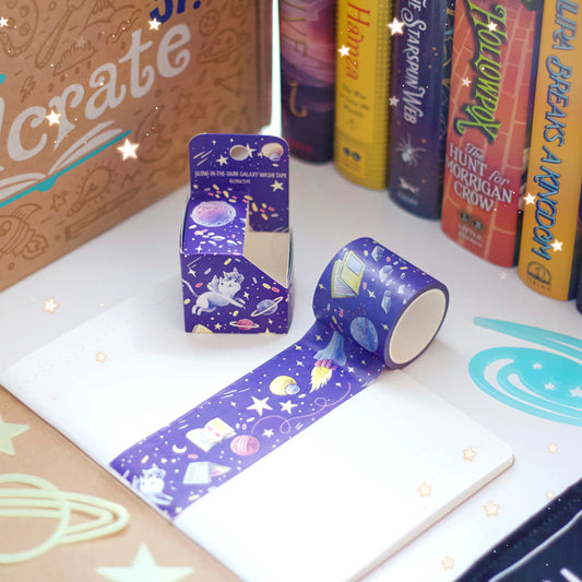 Glow-in-the-Dark Galaxy Washi Tape