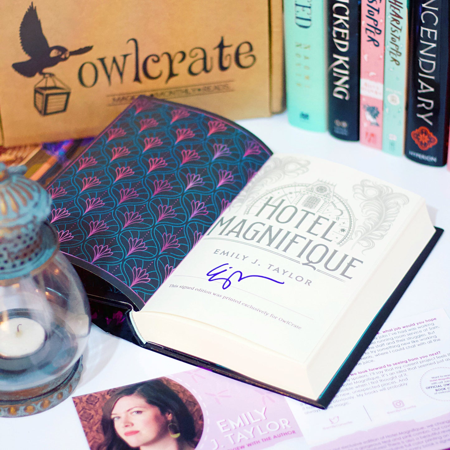 OwlCrate 'PEEK BEHIND THE CURTAIN' Box