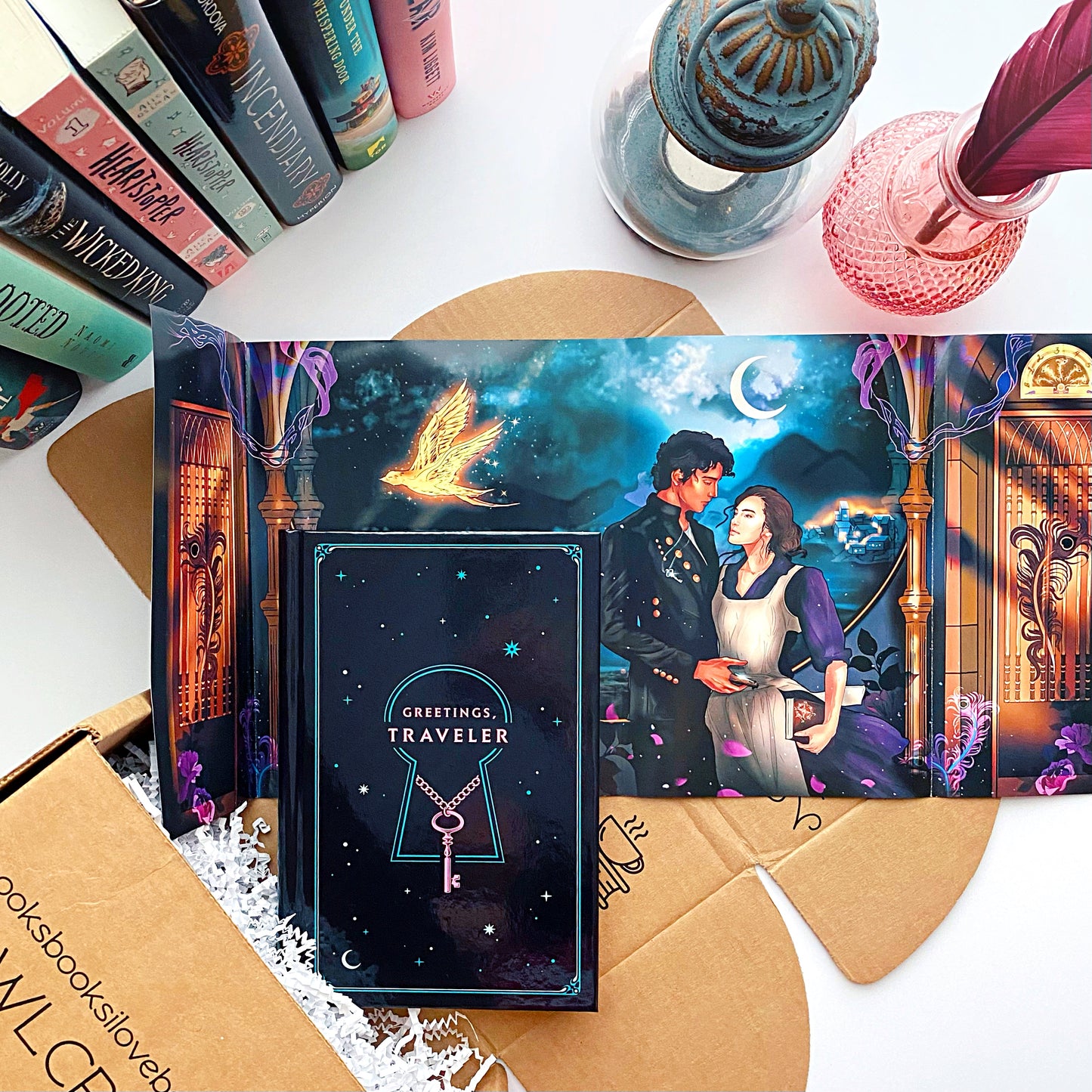 OwlCrate 'PEEK BEHIND THE CURTAIN' Box