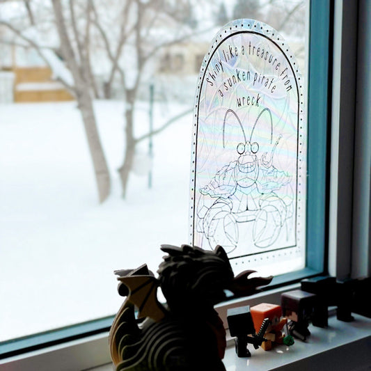 Moana-inspired Shiny Rainbow Catcher Window Cling