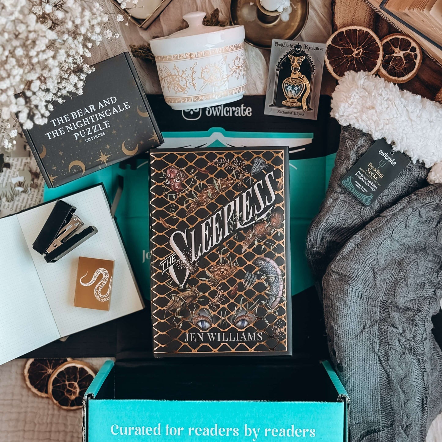 OwlCrate YA ‘DANGEROUS GODS AND BEAUTIFUL MONSTERS’ Box