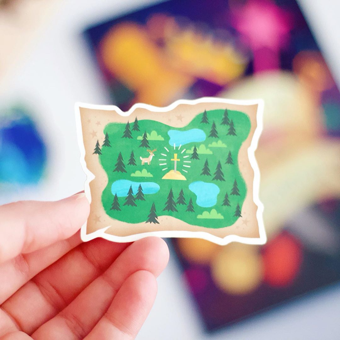 Magical Maps Sticker