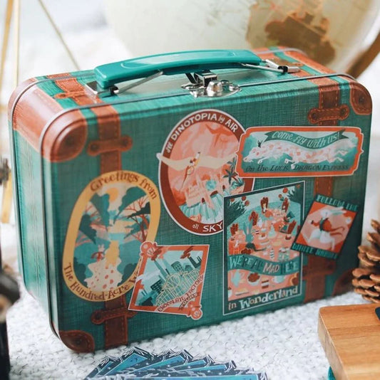 Wondrous Tin Suitcase